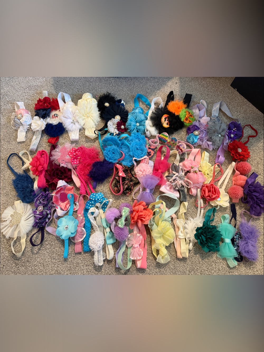 Colorful Assorted Baby/Toddler Flower Headband Bundle